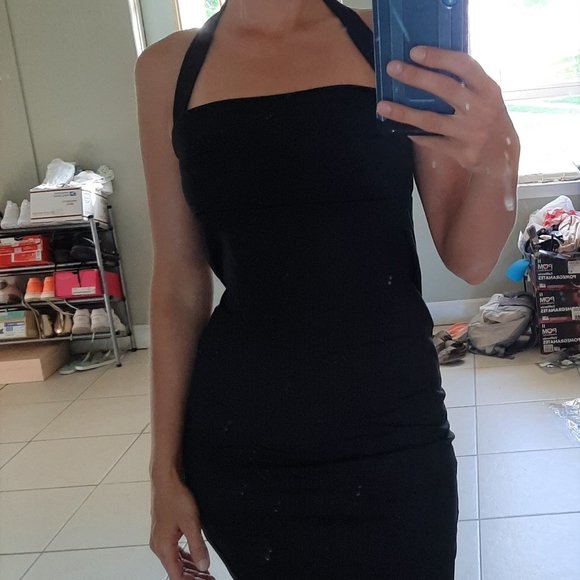 NWT Elegant Black Dress Soft - Picture 6 of 6